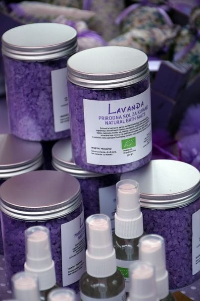 Lavender bath products
