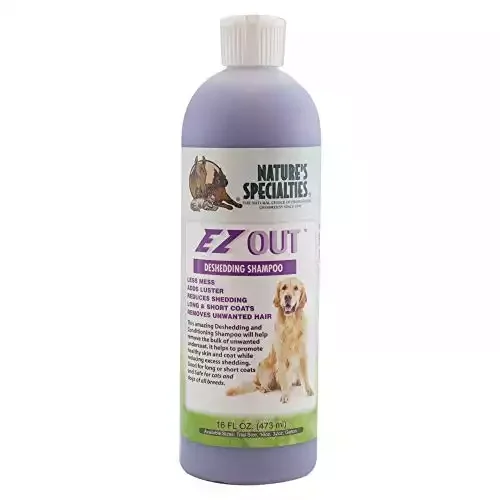 Nature's Specialties EZ Out Deshedding Dog Shampoo