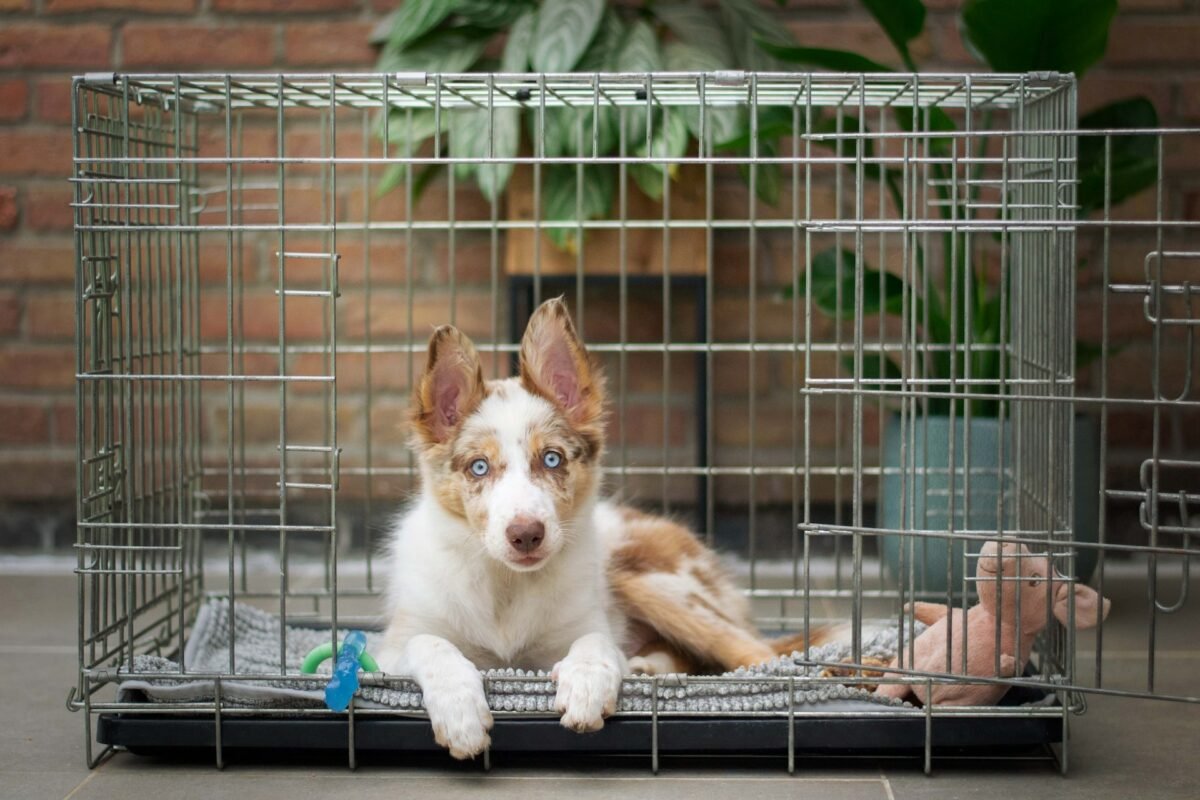 Wire dog crates