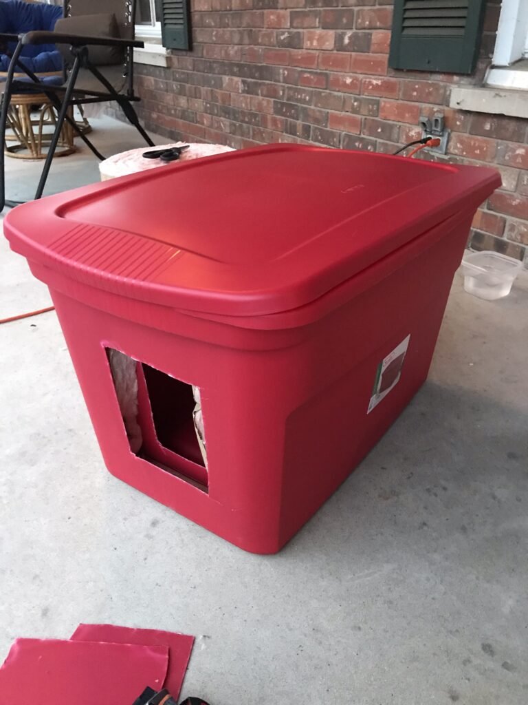 Insulated Plastic Cat House