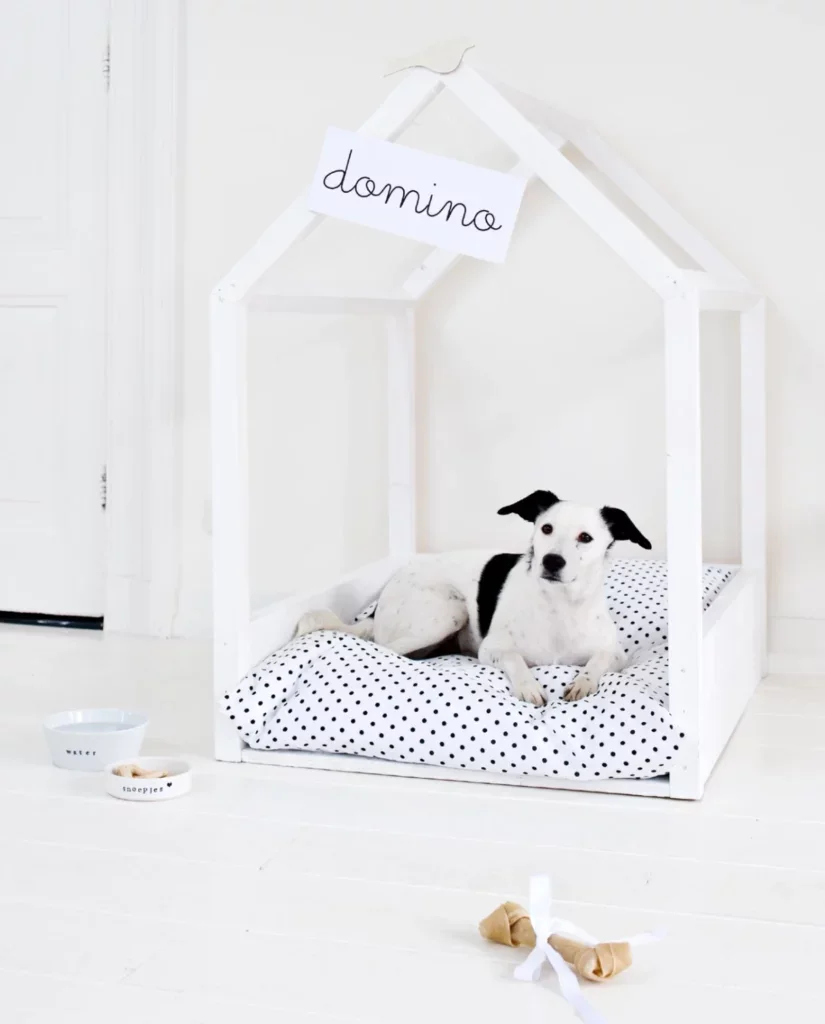 Scandinavian Framed Dog House DIY