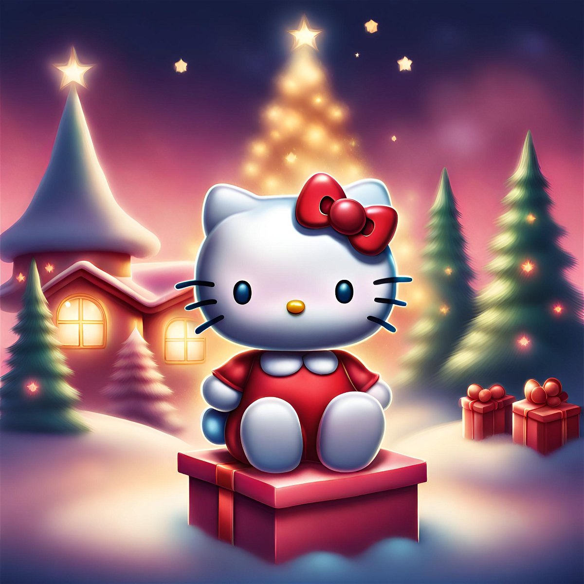 Hello Kitty Christmas PFP