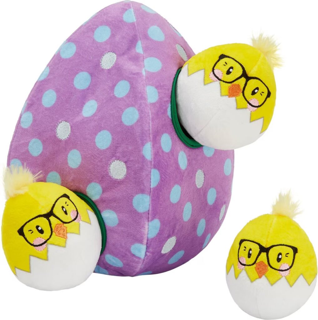 Spring Easter Egg Hide & Seek Dog Toy