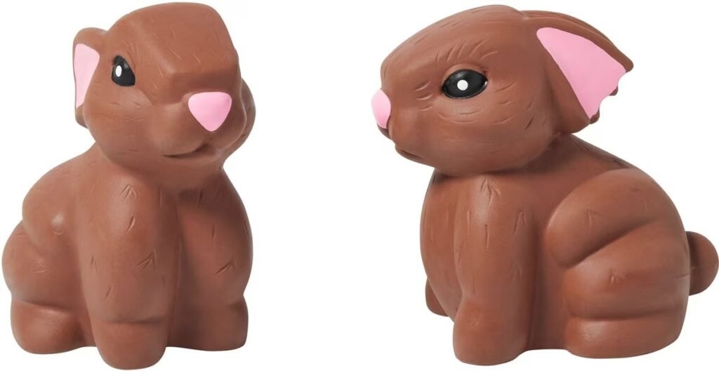 Easter Chocolate Bunnies Latex Squeaky Dog Toy