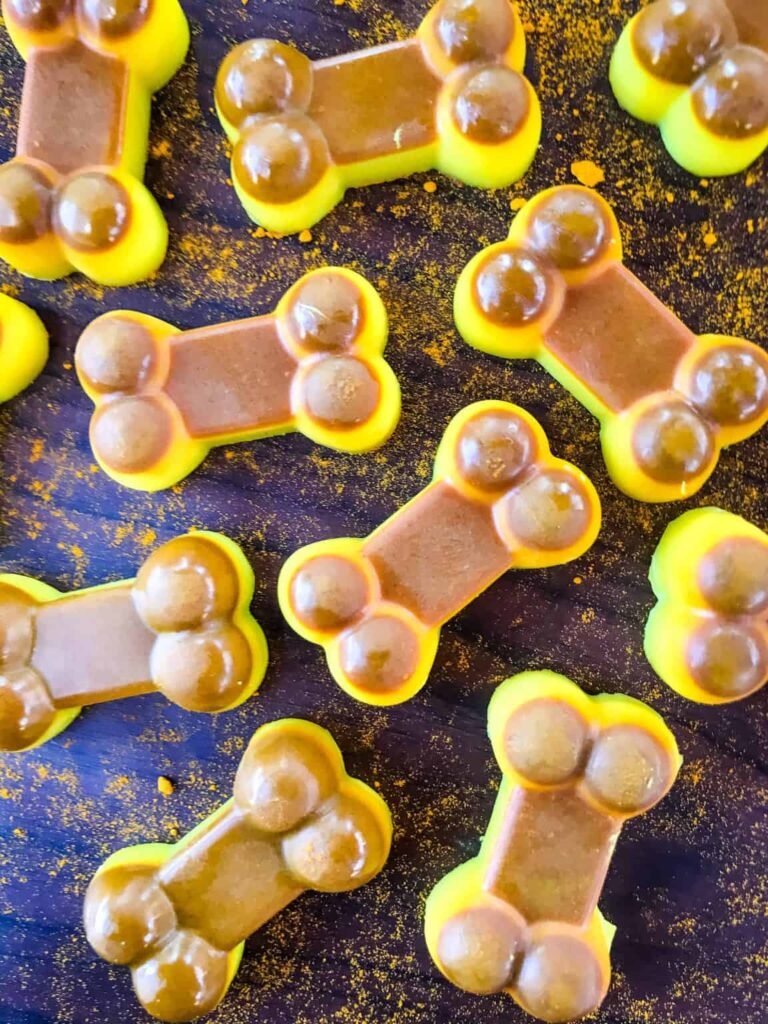 Golden Coconut Frosty Treats for Dogs
