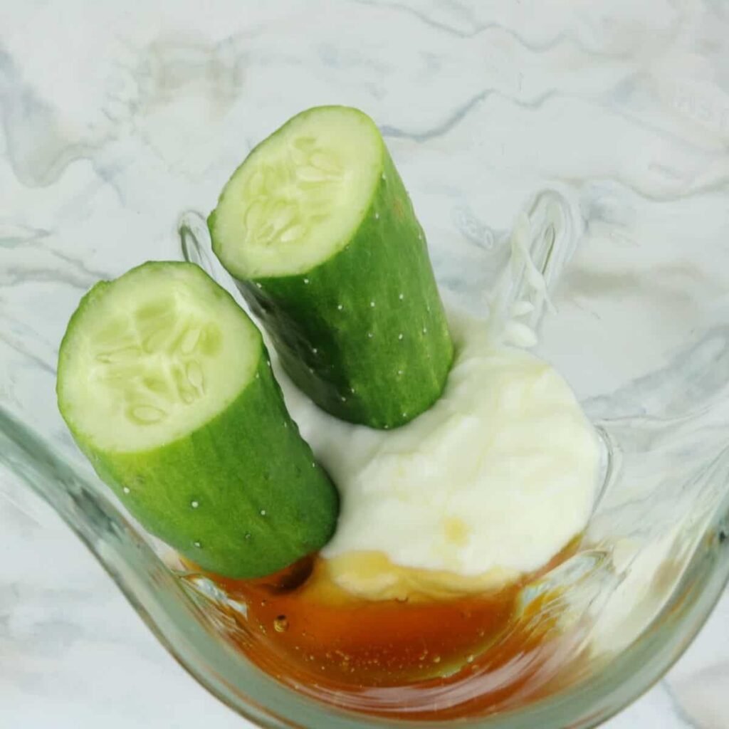 Cucumber & Yogurt frozen treats