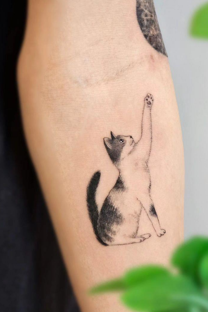 Simple Cat Tattoo